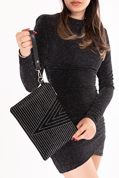 Gondol Women's Classic Small Portfolio Bag Ald.839 Black