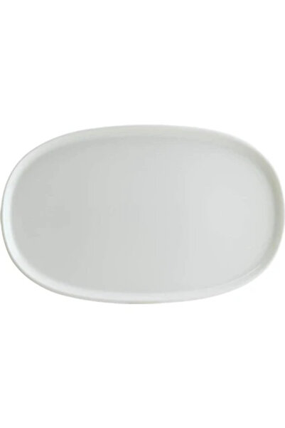 Bonnami Bonna Hygge Oval Servis Tabağı 34 cm - Büyük Boy Şık Porselen Kayık T...
