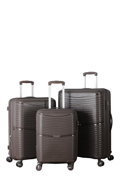 MÇS V379 AURA Y.ÜRETİM PP VALİZ SİYAH SET