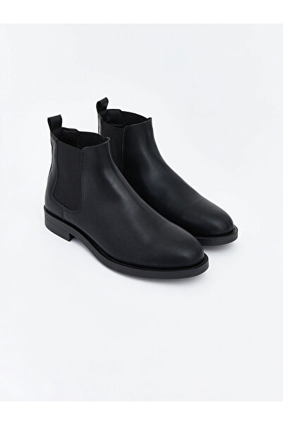 LC Waikiki Özmarka Yeni Sezon Deri Görünümlü Erkek Bot