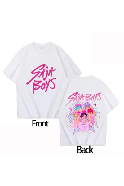 stil x Saja Boys Printed T-Shirt / Oversize Fit 100% Cotton Breathable Fabric