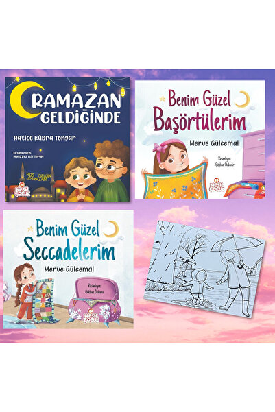 Nesil Çocuk Yayınları RAMAZAN GELDİĞİNDE / BENİM GÜZEL SECCADELERİM VE BAŞÖRT...