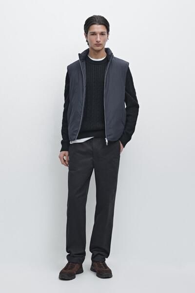 Massimo Dutti Pamuk karışımlı jogger fit pantolon