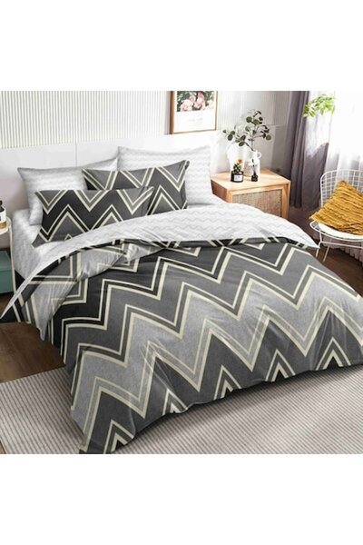 OEM Set de lenjerie de pat superior din fleece, 6 piese, 2 persoane, 180x200cm