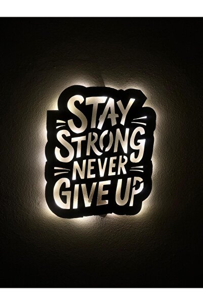 sem concept AA Pilli Ledli Stay Strong Never Give Up ( Güçlü Kal Asla Pes Etm...