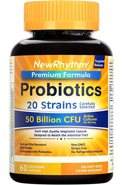 NewRhythm بروبيوتيك 50 مليار وحدة تشكيل مستعمرة 20 سلالة