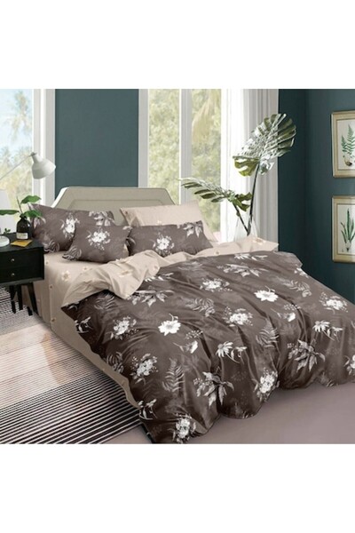 OEM Set de lenjerie de pat superior din fleece, 6 piese, 2 persoane, 180x200c...