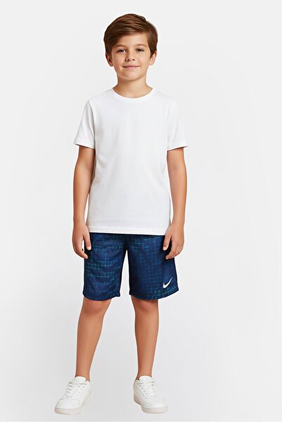 Nike Kids Boy Sportswear Fit Training Shorts, Navy Blue