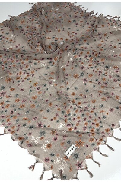 Eripek Sökme Boncuklu Pamuk Tülbent 06113-26