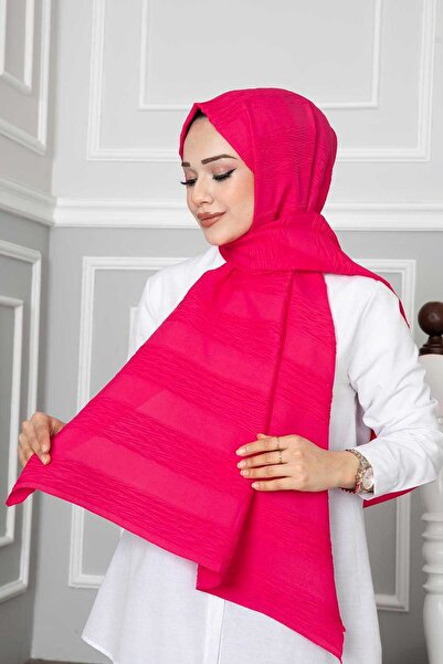 EBRUTESETTÜR Pleated Shawl Fuchsia