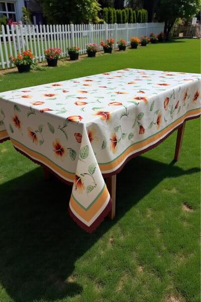 Çeyiz Diyarı مفرش طاولة يازسيما بدون خياطة 150×150 سم