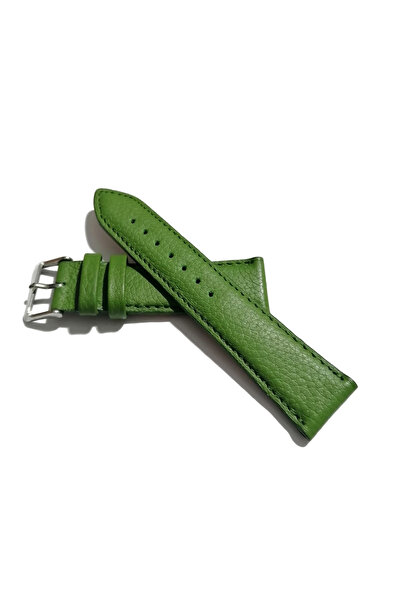 FADO Genuine Leather Watch Band Compatible with Every Watch Green Matte 18 mm...