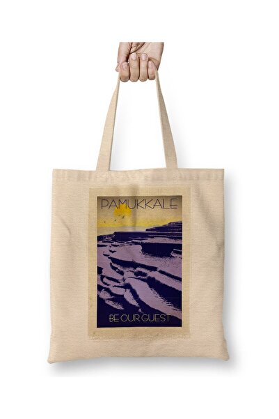 Toyaso Pamukkale Denizli, destinație turistică, poster, geantă de călătorie, ...