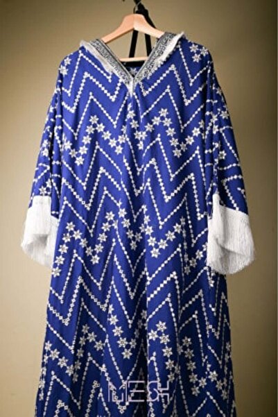 MESH sa Embroidered Jalabiya with Sequins