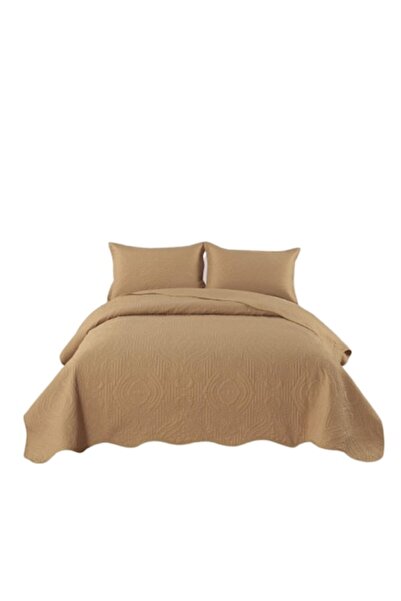 OEM Cuvertură de pat dublu, Uni, bumbac satinat, 3 piese, 2 persoane, 220x240...