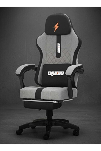 DROGO كرسي ألعاب مريح مزود بمسند للقدمين، ومسند ذراع قابل للتعديل، ومسند ظهر ...