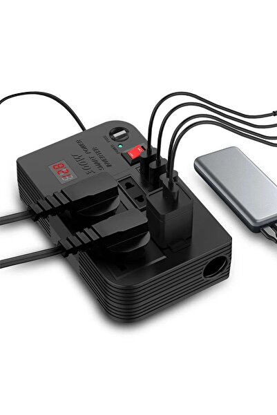 DLC محول طاقة للسيارة 300 واط