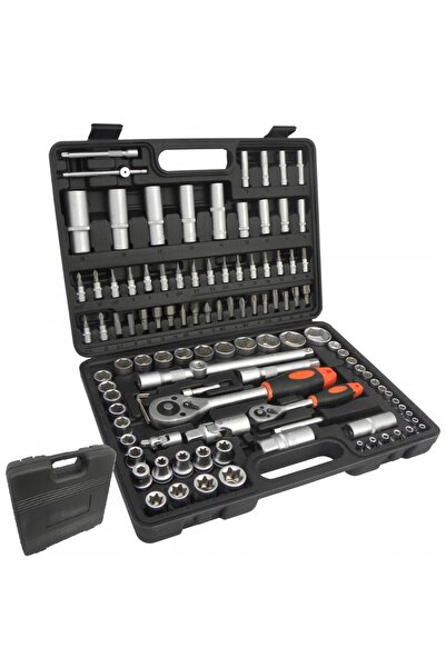 zola Set scule 108 piese, chei tubulare 1/2 si 1/4, biti TORX/PH/plat, otel c...