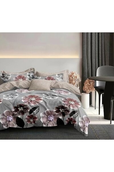 OEM Double Bed Linen Set, 6 Pieces, 2 Persons 180x200 cm, Multicolor