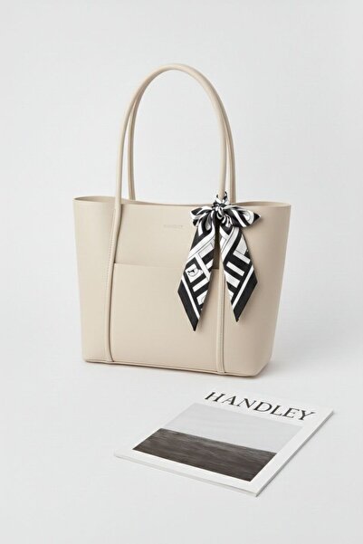 Handley Geantă de umăr de lux cu eșarfă