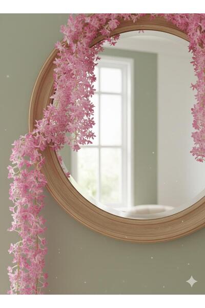 YASİMA Yapay Sarmaşık Çiçek Ortanca Leylak 2 Metre Ev Dogalgaz Balkon Nişan SÜSÜ