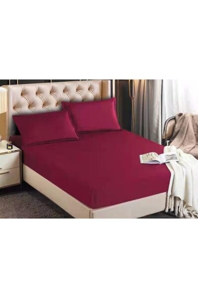 OEM Bed Cover and 2 Pillowcases, with Elastic, Jersey Type Ribbed, 2 Persons,...