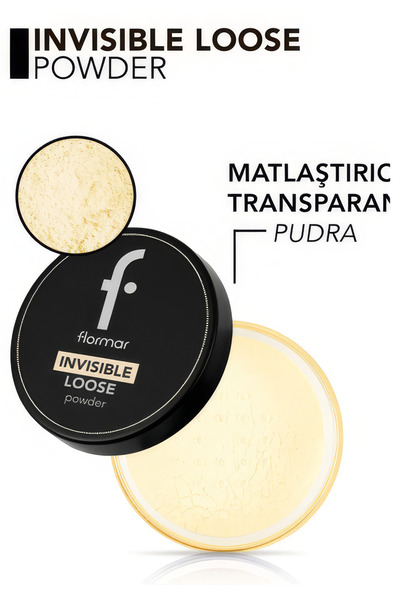 Flormar Invisible Loose Powder Transparan & Yarı Mat Bitişli Sabitleyici Toz ...