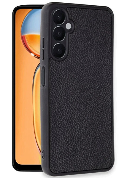BSN STİL Bsnshop Samsung Galaxy S24 Fe Case Aras Leather Cover - Black 1058986
