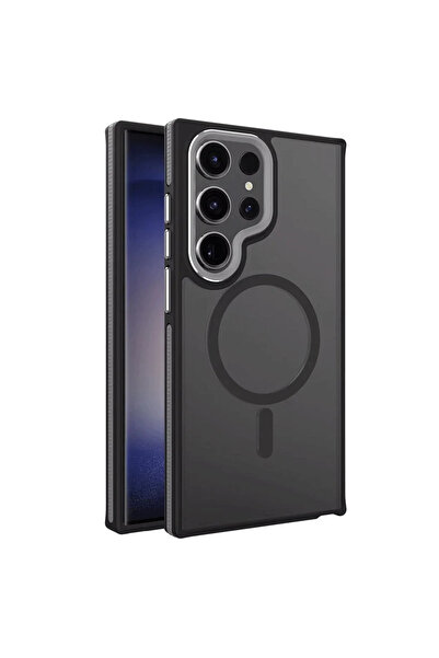 Hulyomer Hub غطاء هوليومر سامسونج جالاكسي اس 23 الترا وينر ماج سيف - أسود 118...