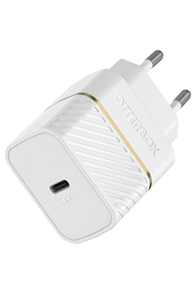 OTTERBOX 20W USB-C Fast Charger, Power Delivery, White