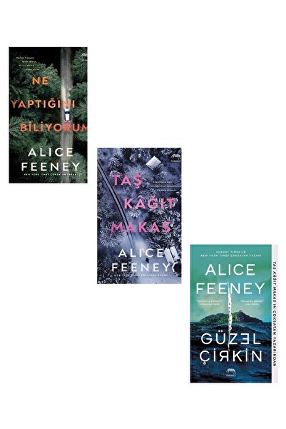 Yabancı Yayınları Alice Feeney 3 Kitap Set (Taş Kağıt Makas # Ne Yaptığımı Bi...