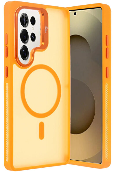 BSN STİL غطاء BSNSHOP لهاتف سامسونج جالاكسي S25 الترا فليت لينس ماج سيف - برت...