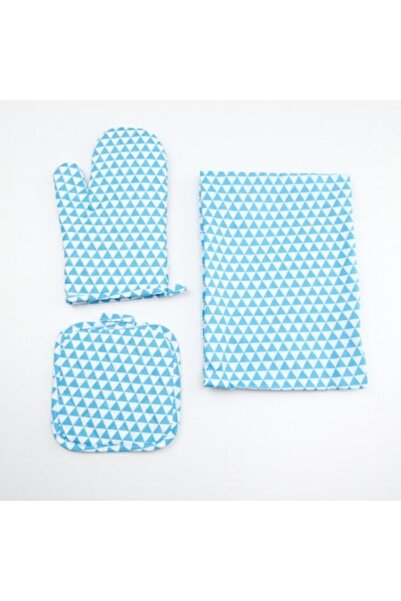 OEM Set de trei piese: mănușă, prosop și suport pentru bucătărie