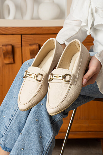 topukludünyası حذاء باليه نسائي أنيق بإبزيم