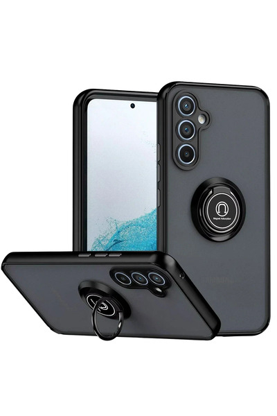 Hulyomer Hub غطاء سيليكون لهاتف سامسونج جالاكسي S25 FE من هوليومر مع حلقة مون...