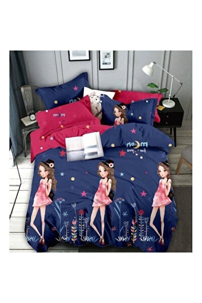 JOJO HOME Lenjerie de pat, Jojo Home, Style Print, 6 piese, 2 persoane, 234x2...