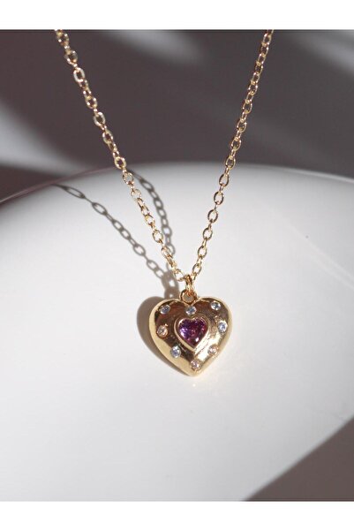 Reorah Collection Sailor Moon Kalp Kolye - Mor