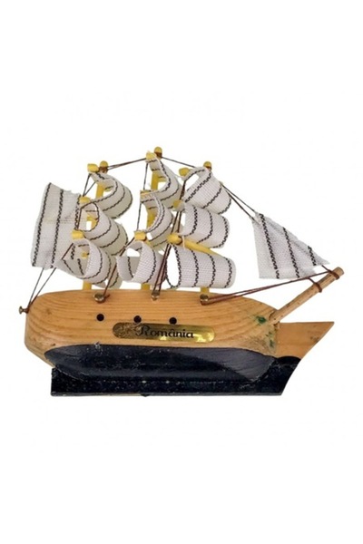 OEM Magnet cu velier, lemn, 9x8cm, bej-negru