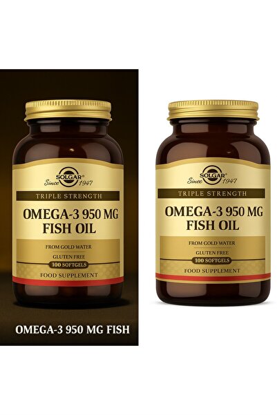 Solgar Omega-3 950 Mg 100 Kapsül 2 Adet