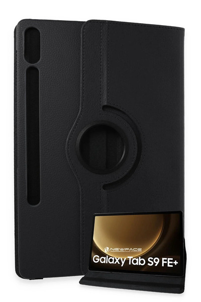 BSN STİL Bsnshop Samsung Galaxy X610 Tab S9 Fe Plus 12.4 Case 360 Tablet Leat...