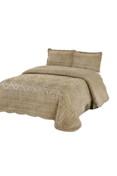 OEM Cuvertură de pat dublu, catifea elegantă, 3 piese, 2 persoane, 230x250cm,...