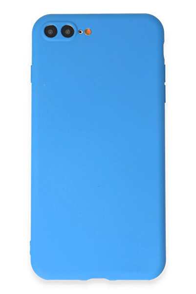 Hulyomer Hub حافظة هوليومر 7 بلس من السيليكون الأول - أزرق 1185576