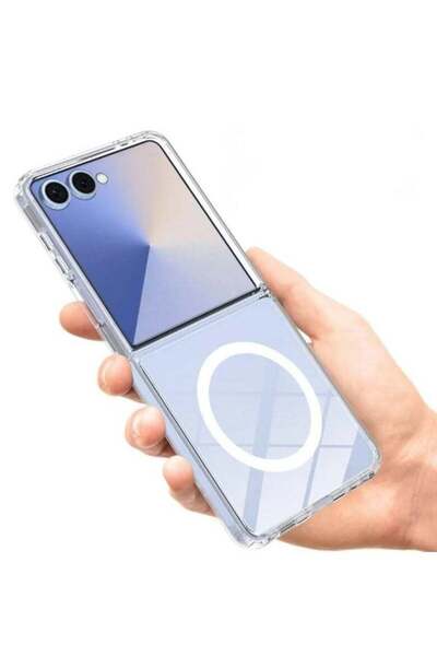 Generic Transparent Shockproof Back Cover Compatible with Samsung Galaxy Z Fl...