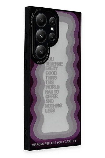 BSN STİL غطاء حماية لهاتف سامسونج جالاكسي S23 ألترا من BSNSHOP، غطاء بنمط مرآ...