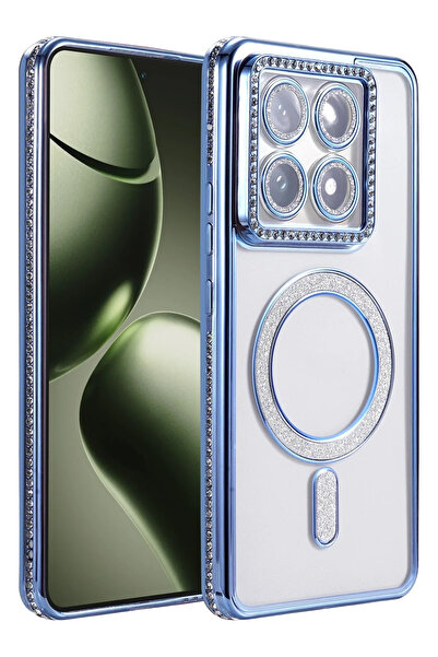 Hulyomer Hub حافظة هوليومر شاومي مي 14 تي برو جوك سيملي ماجنيتيسيف - أزرق 118...