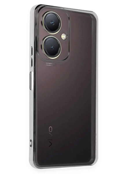 Hulyomer Hub حافظة هوليومر فيفو Y27 من السيليكون مع عدسة - فضي 1185576