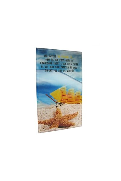 OEM Decorațiune de perete din sticlă pentru soț M3, 10x17 cm