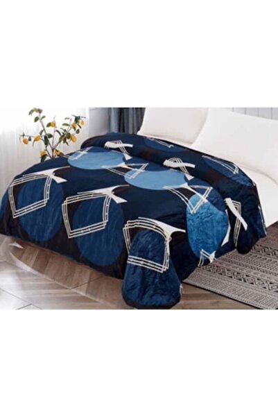 OEM Cuvertură pentru pat dublu, Cocolino, Sonia-Home, imprimeu abstract bleum...