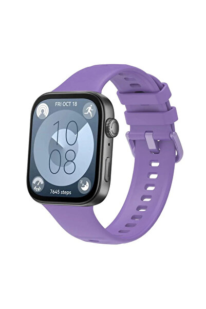BSN STİL Bsnshop Huawei Watch Fit 3 Classic Strap - Lilac 1058986