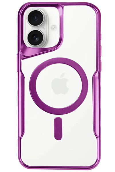 Hulyomer Hub غطاء سيليكون من هوليومر 16 كيس للهاتف متوافق مع ماج سيف - وردي 1...